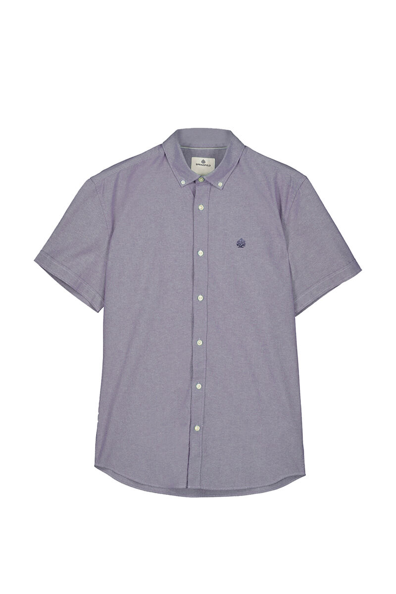 Camisa Pinpoint - azul médio