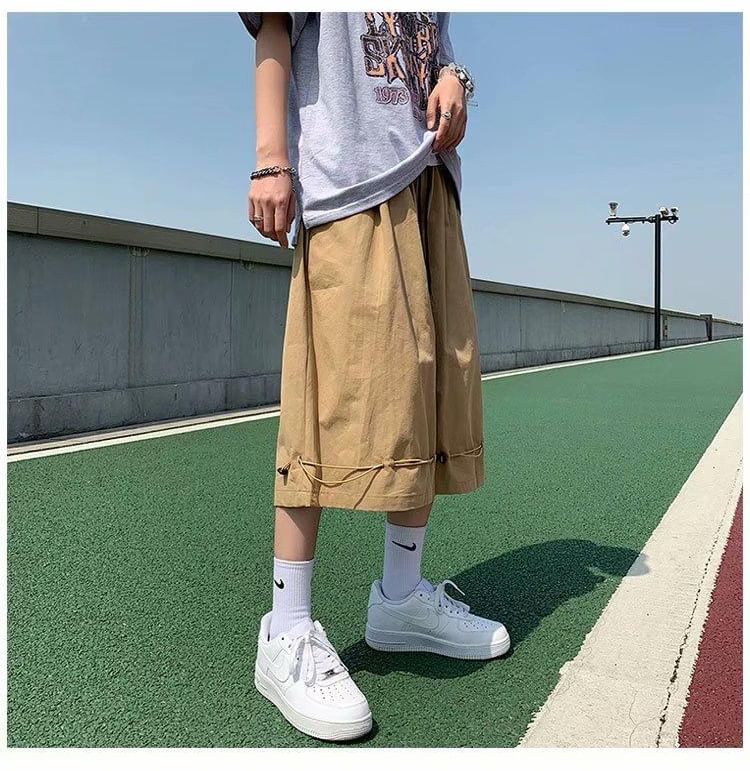 Priam - Capri-cargobroek met hoge taille en wijde pijpen