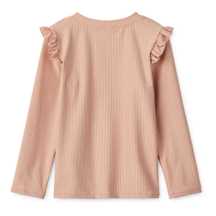 Liewood T-shirt Anti-UV Tenley Rayé | Abricot
