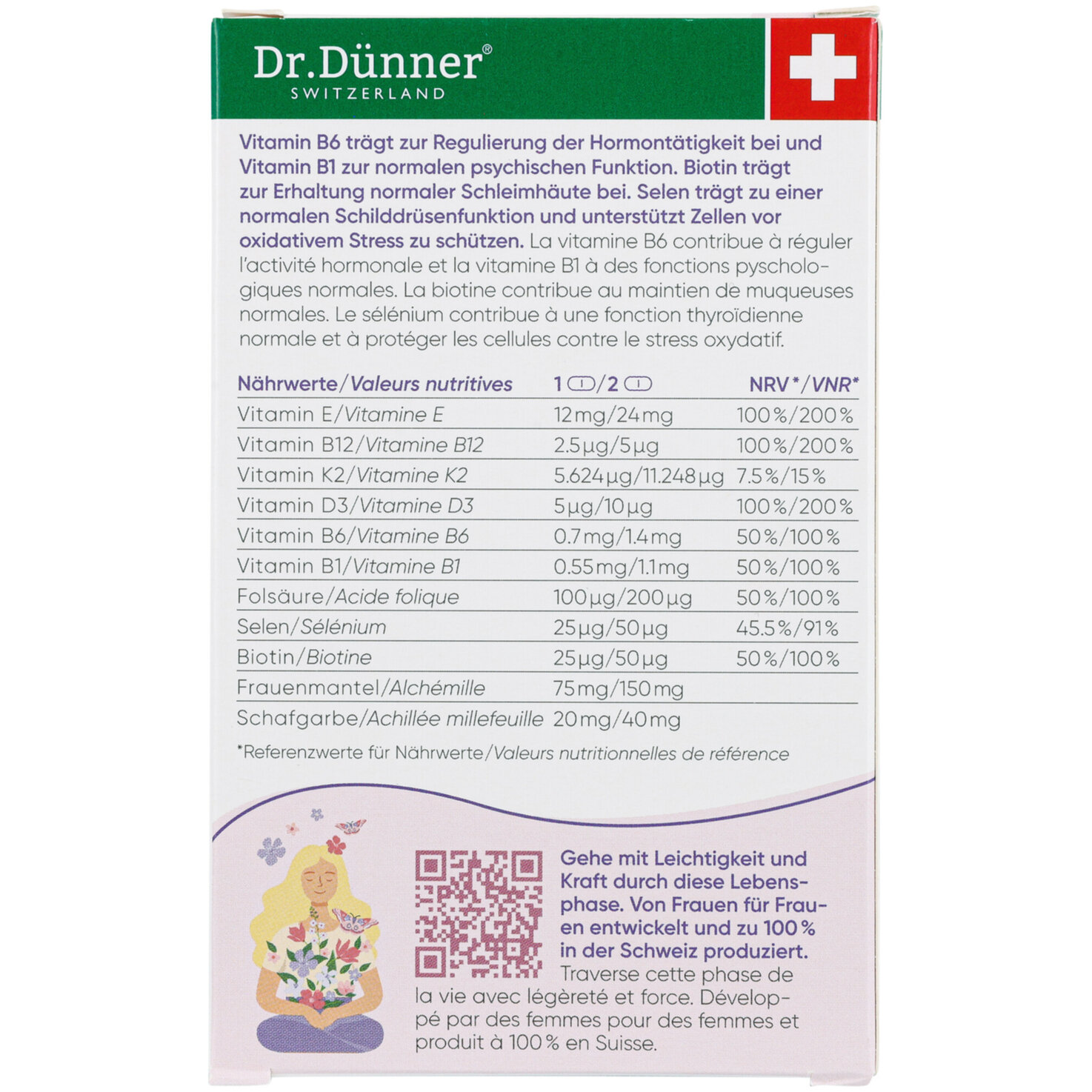 Dr.Dünner pour elleMeno Flow 60 Stück