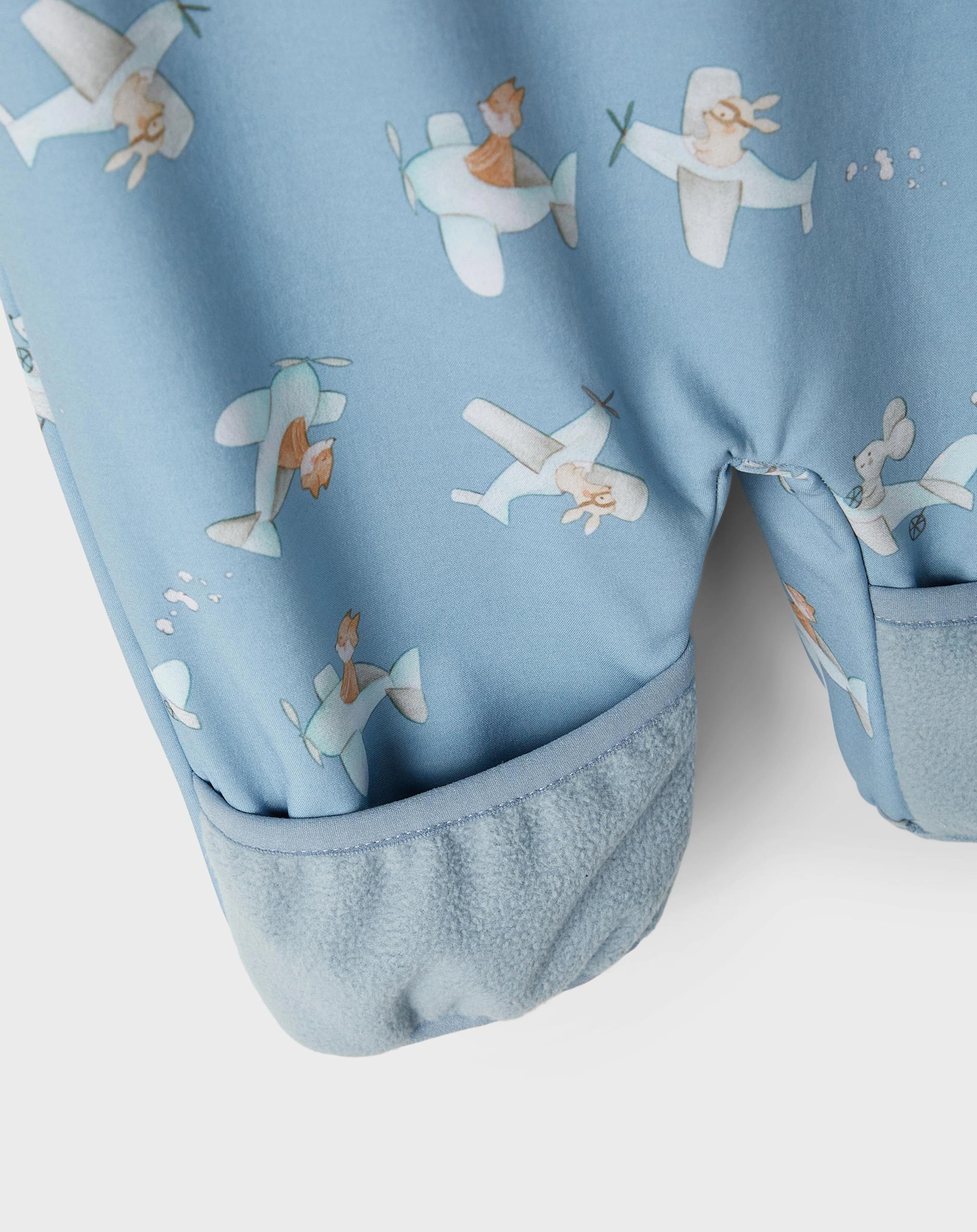 Softshelloverall NBMALFA - AIRPLANE in ashley blue