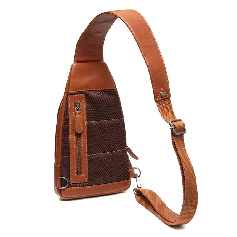Chesterfield Brand Bowey Sling Bag Cognac