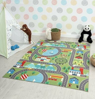 KMCarpets Veiteppe 120x160 cm, Grønn