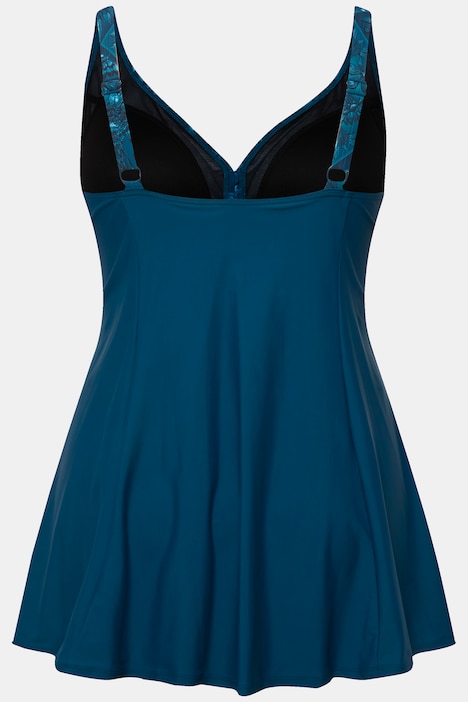 Badekleid, Mosaikmuster, Softcups