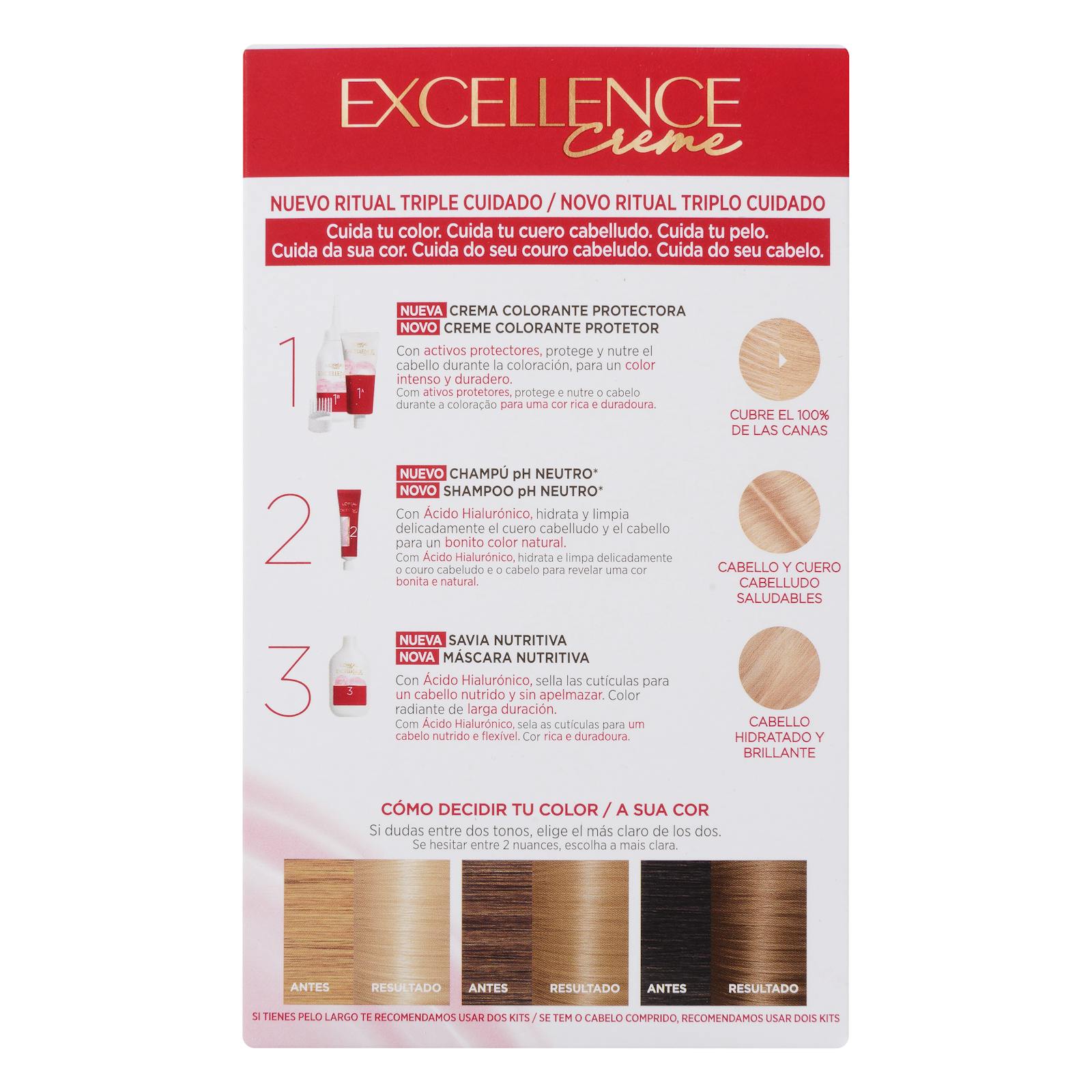 Coloration permanente 9.1 blond clair cendré Excellence Crème