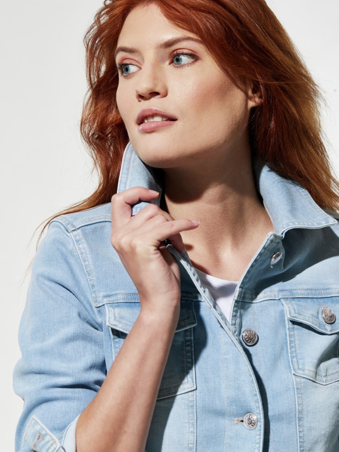 Powerstretch-Jeansjacke