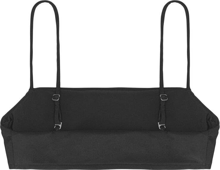 Cartel Copenhagen Sanur bandeau justerbar bikini top Nero