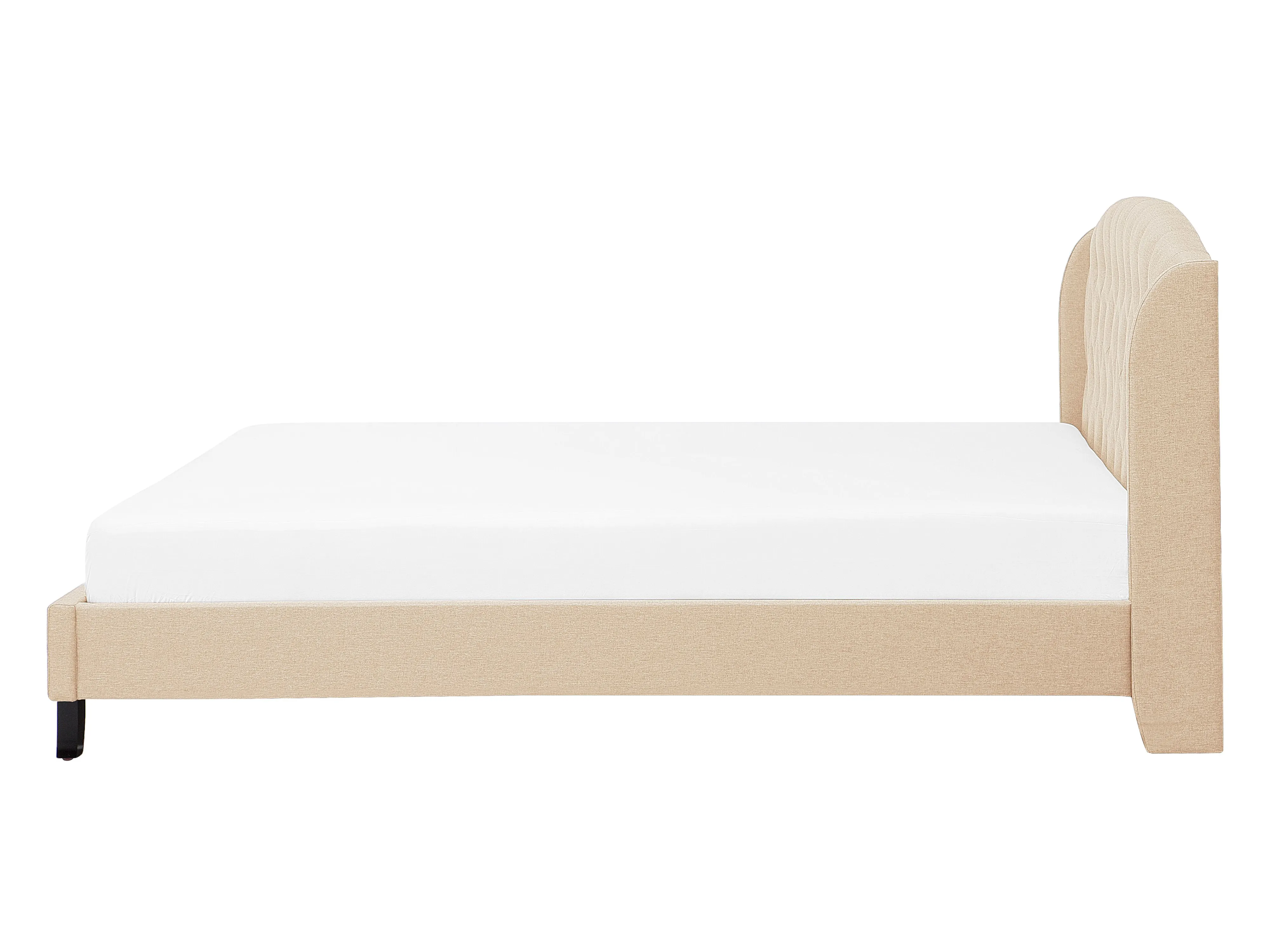 Bed Stof BORDEAUX 140 x 200 cm Beige