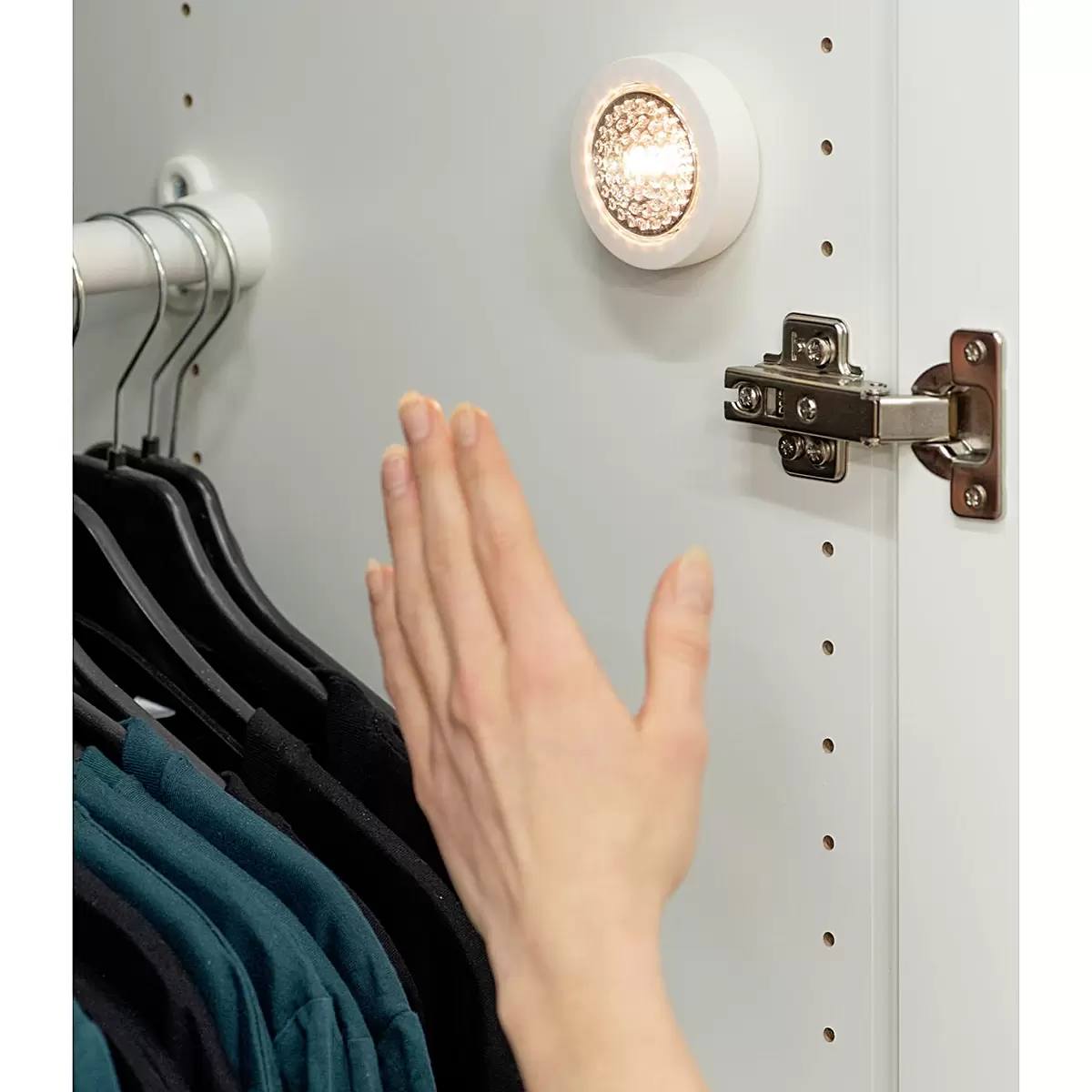 Push-Lights 3er-Set weiss