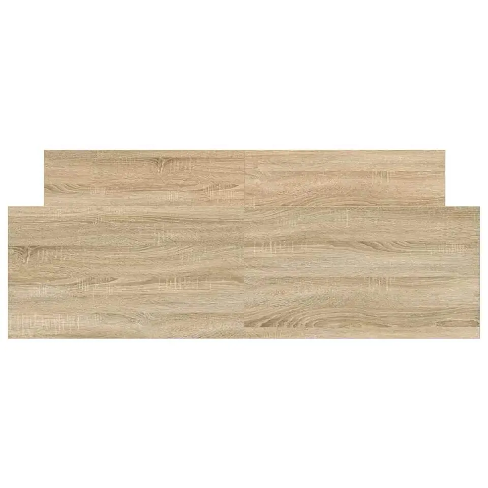vidaXL - Bed frame met hoofd- en voeteneinde - sonoma eikenkleur - 140x200 cm