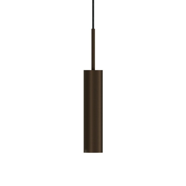 Audo Copenhagen Tubulaire hanglamp Ø5,6 H24 Bronzed Brass