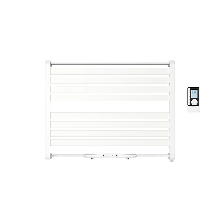 Sèche-serviettes électrique à inertie fluide GoodHome Loreto blanc 500W