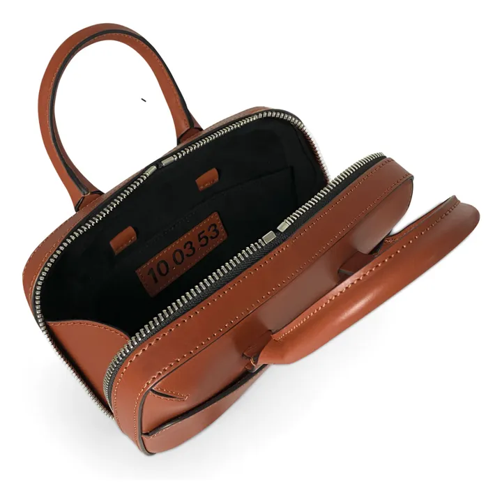 10.03.53 Mini Brief-case  | Cognac