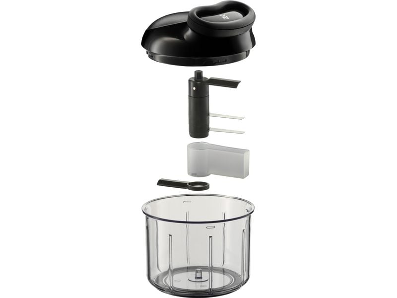 WMF Hacker Gourmet Schwarz/Transparent Manueller Essenszerkleinerer