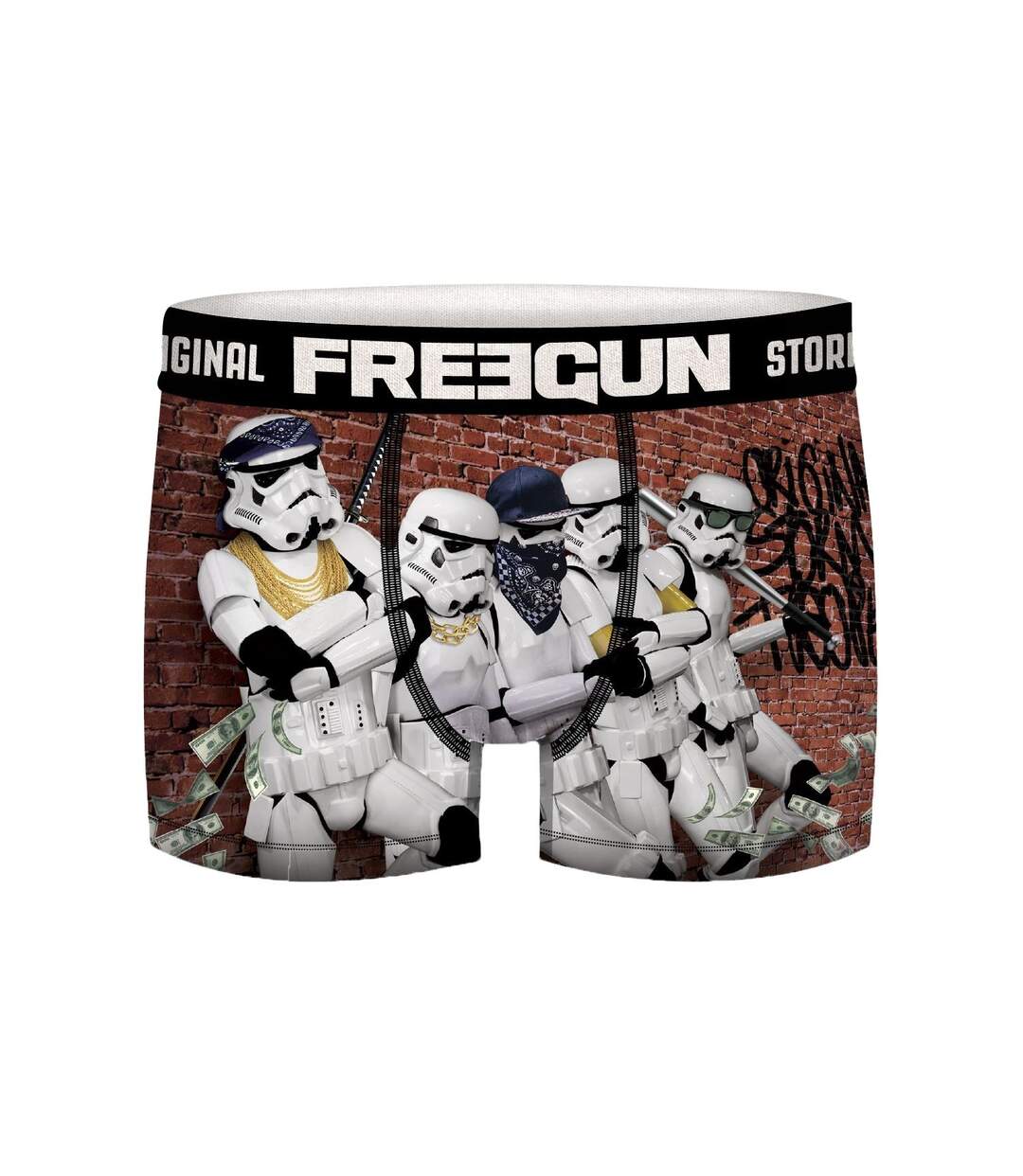 Boxer Homme Stormtrooper, Caleçon Homme Rigolo et Originale (Lot de 4)