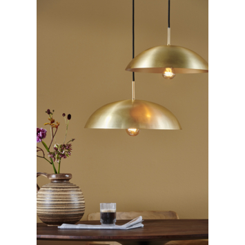 vtwonen hanglamp Disk antiek brons Ø38cm
