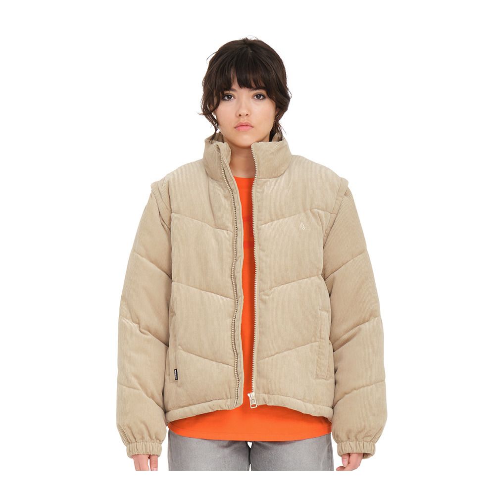 Volcom CORD'N PFF - Doudoune Femme khaki