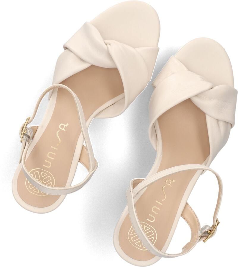 UNISA Sandalen met Hak Dames Onoa Maat: 37 Materiaal: Leer Kleur: Beige