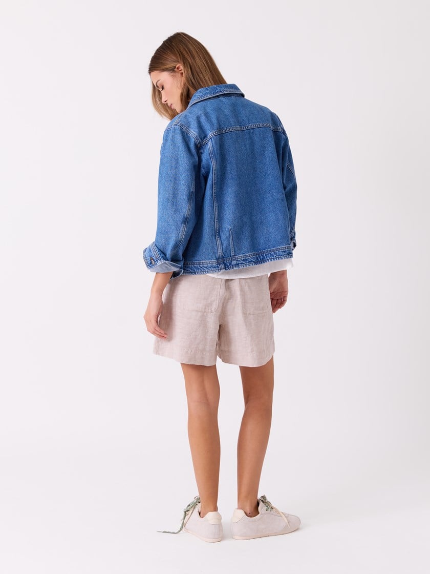 Romi denimjakke Super Stonewashed