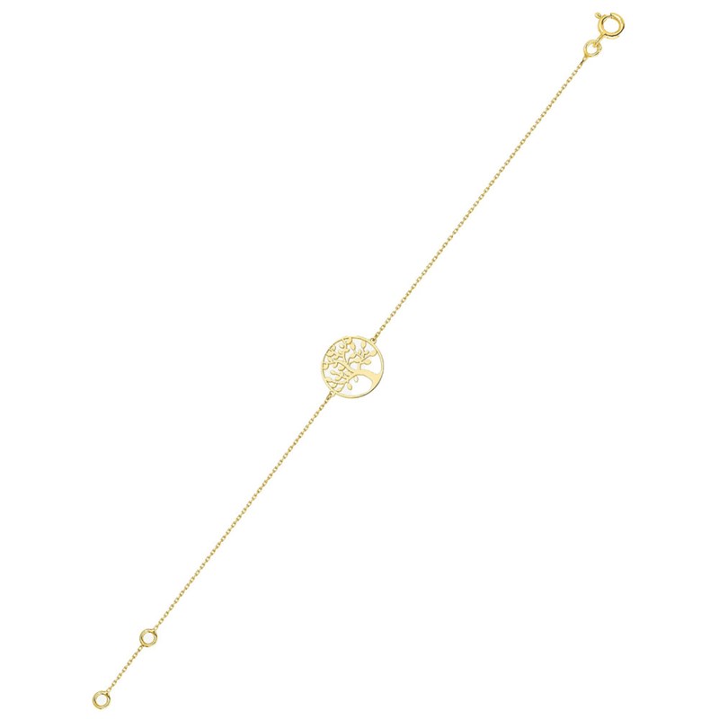 Bracelet Femme - Or 18 Carats - Longueur : 18 cm