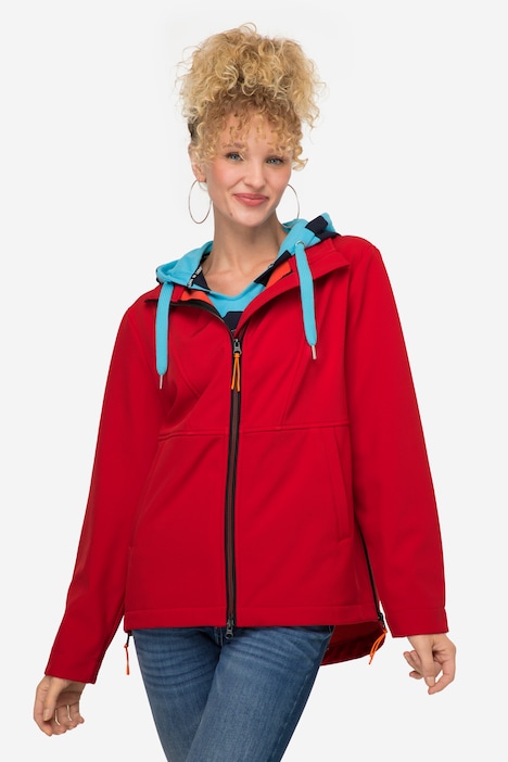 Softshell-Jacke, Fleece-Innenseite, Stehkragen, Zipper
