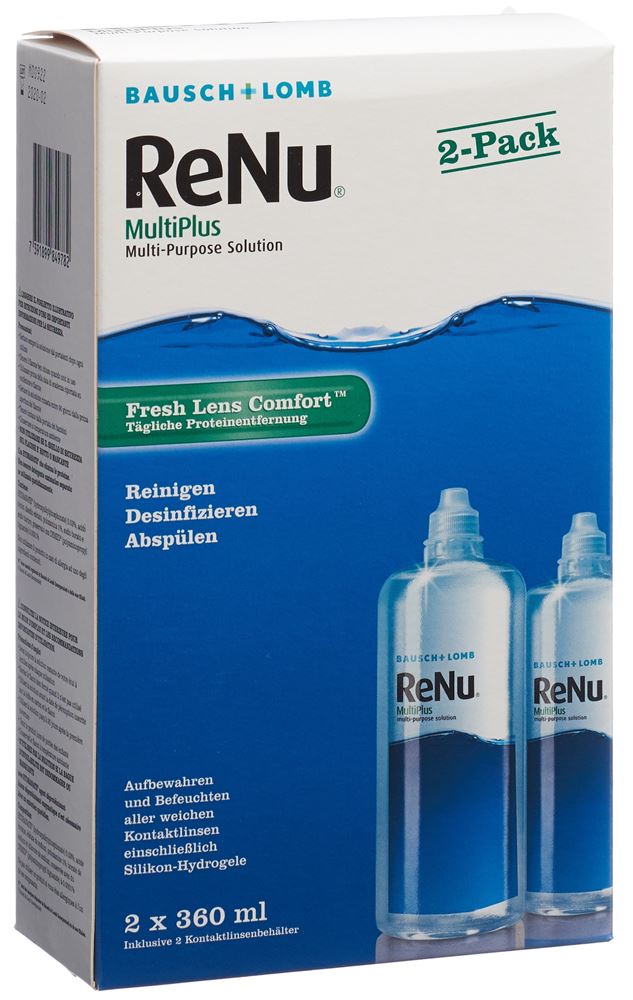 BAUSCH LOMB MultiPlus<br>2 × 360 ml, Twin Box