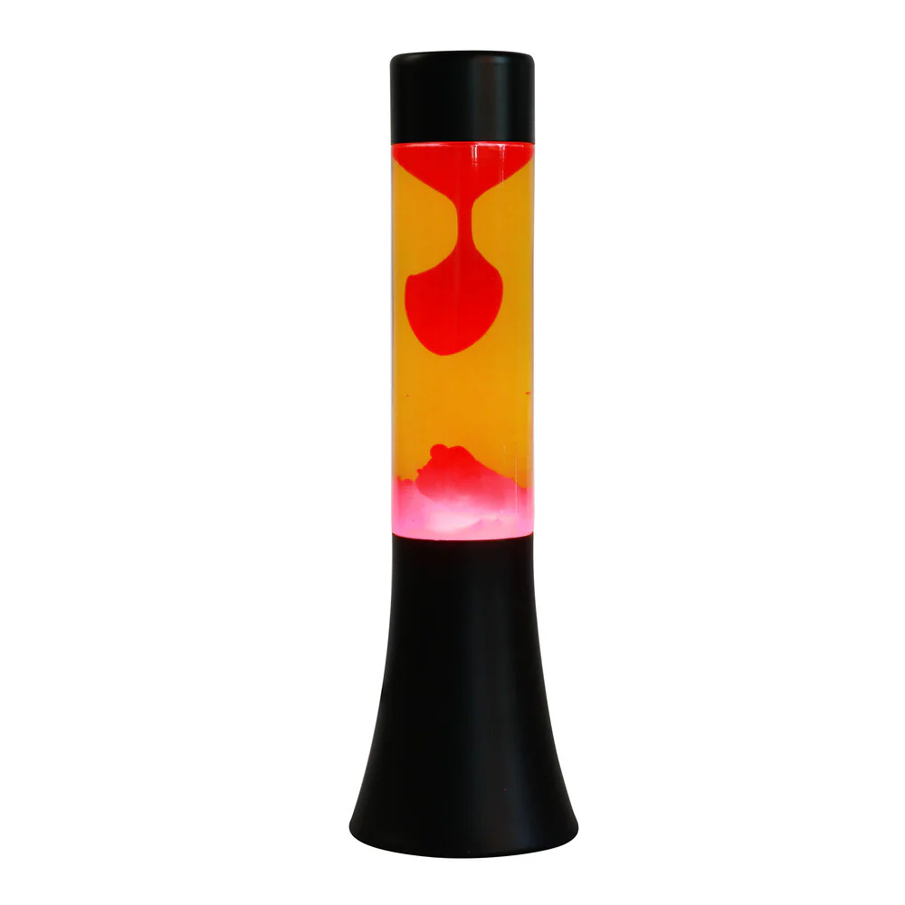 I-Total  Lavalampe, gul/rød - H30 cm
