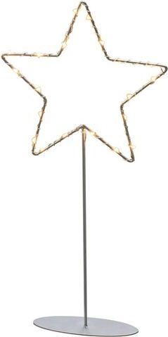 Konstsmide - Kerstster op Voet - Zilver - 40 cm - 20 LEDs