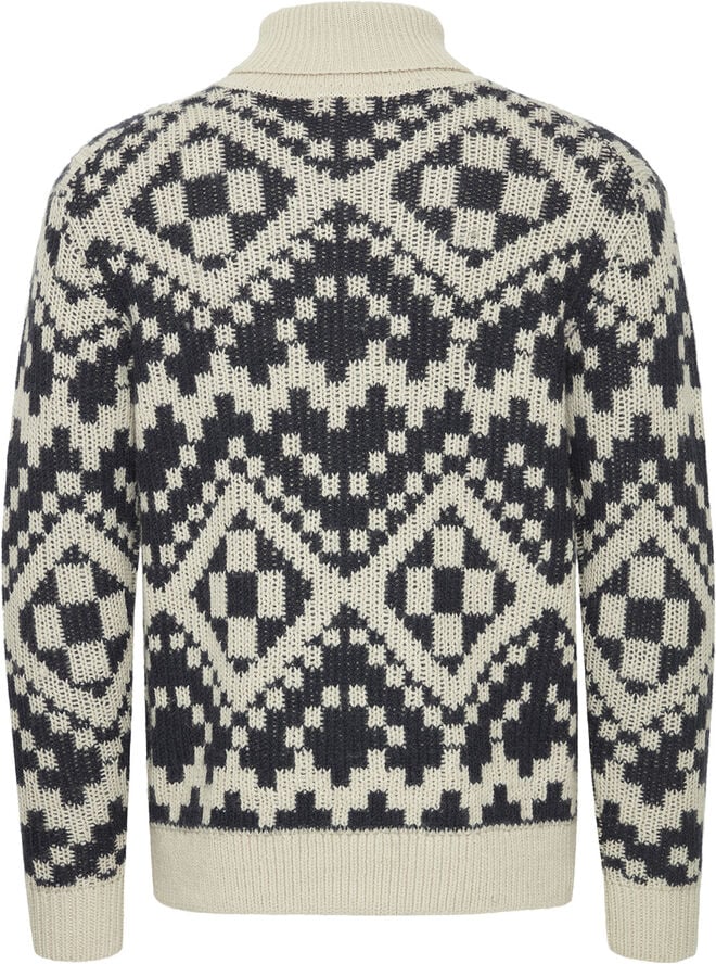 Casual Friday CFKLAES roll neck wool knit Dark navy