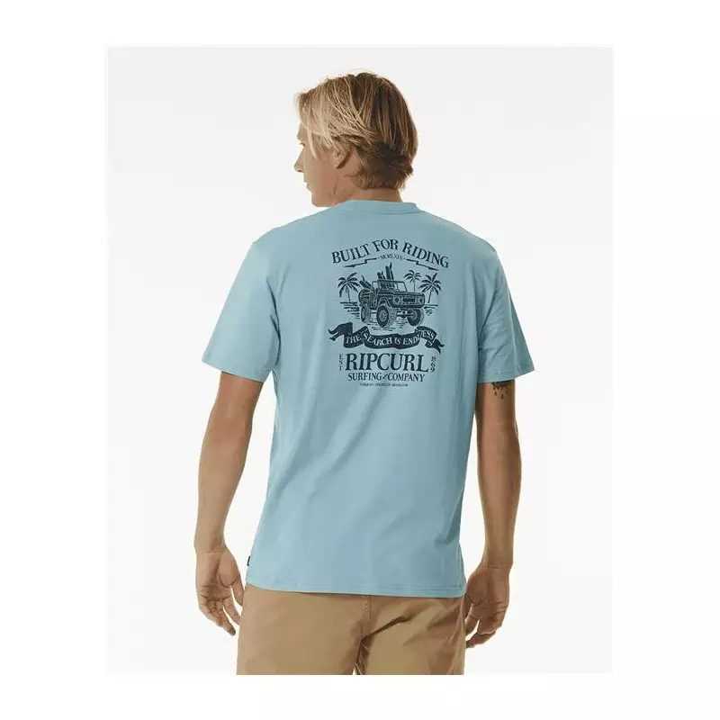 Teeshirt RIPCURL Search Trip Tee Dusty Blue