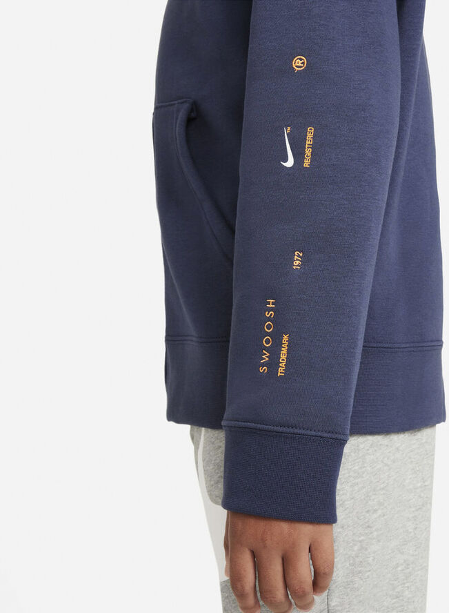 Nike Sportswear Swoosh Haettetroje Blå