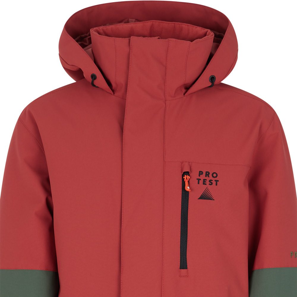 Protest Saver Jr Skijacke Kinder barn red