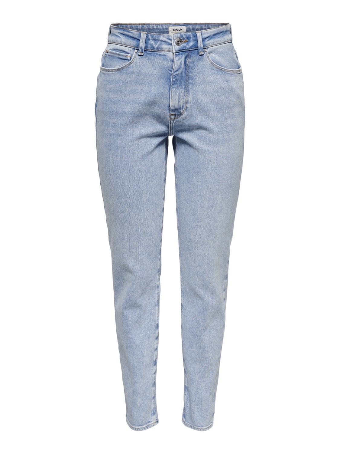 ONLEMILY Hohe Taille Gerade geschnitten Jeans Light Blue Denim