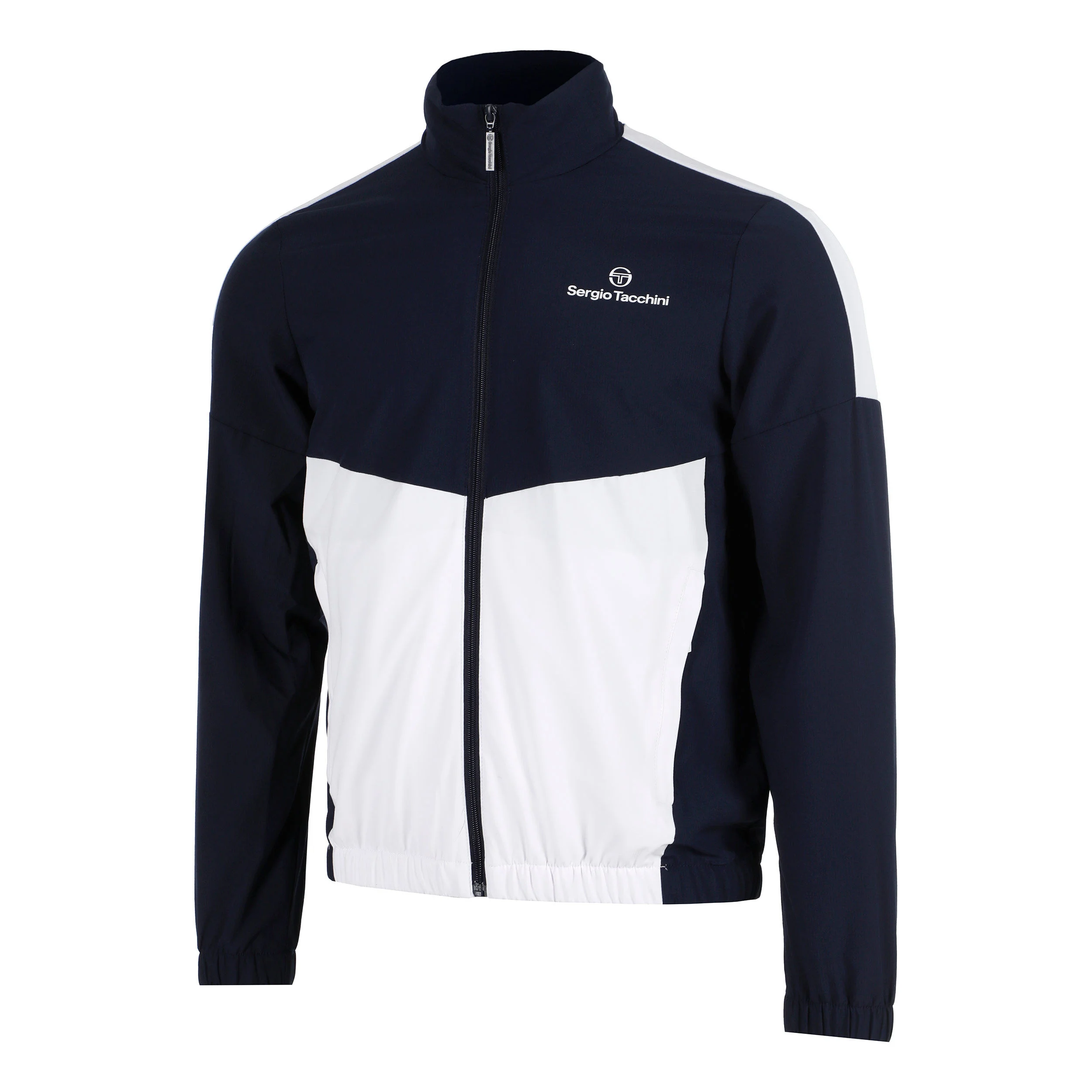 Sergio Tacchini Giardino Veste De Survêtement Hommes - Bleu Foncé , Blanc