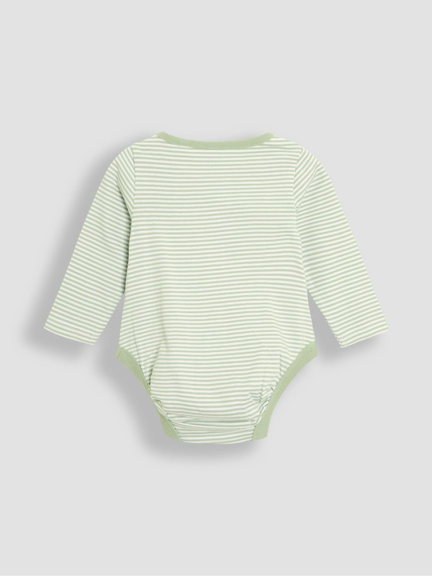 JoJo Maman Bébé Cotton Footed 2-Piece Dungarees Set
