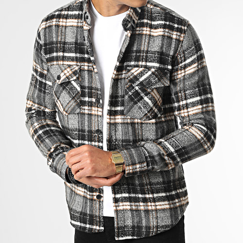 Surchemise Carreaux Y3688 Gris