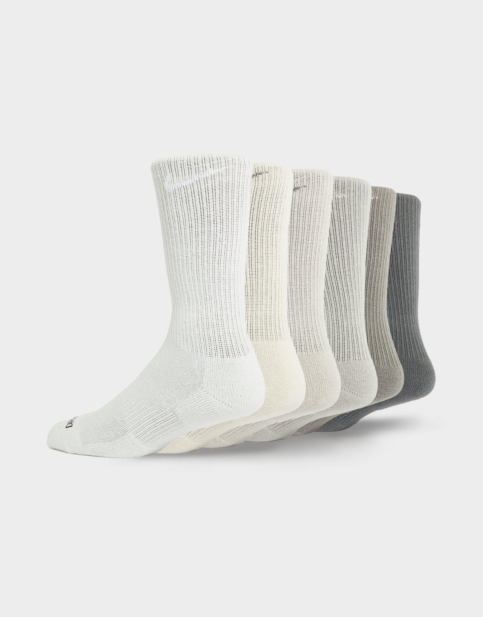 Nike 6 Paires de Chaussettes Rembourrées Crew
