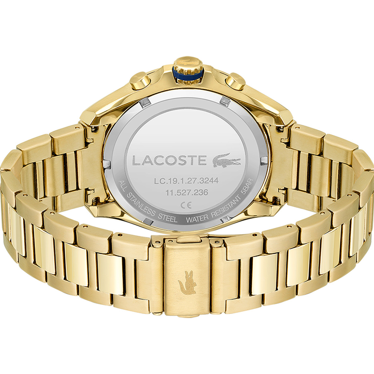 Montre LACOSTE Homme Chrono acier doré jaune