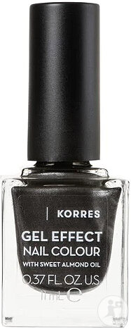Korres Gel Effect Vernis À Ongles Moonstone Grey 96 Flacon 11ml