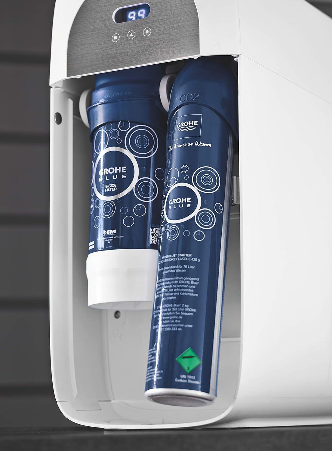 GROHE Blue Home - Kühler (180 Watt Kühleinheit, mit Bluetooth 4.0* und WIFI Datenkommunikation, für GROHE Blue Filter S-Size), 40711001