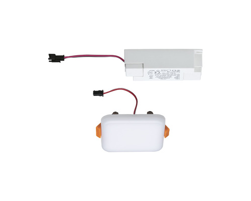 LED inbouwpaneel IP44 4,5W 360 lm 3000K 7,5x7,5 cm Inbouwdiameter 4,5-0,55 cm Veluna VariFit satijn 230V