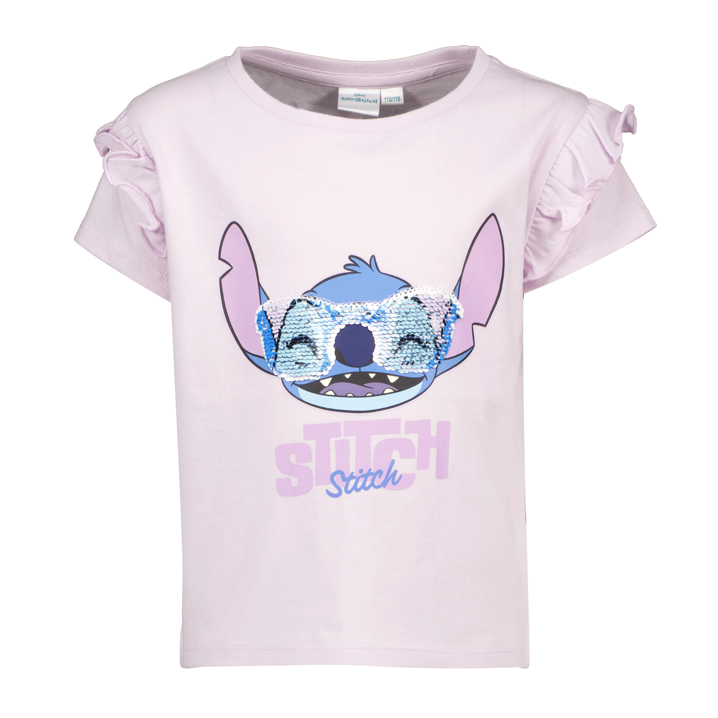 Kinder T-shirt Stitch Korte mouwen Lila kopen? Goed en goedkoop