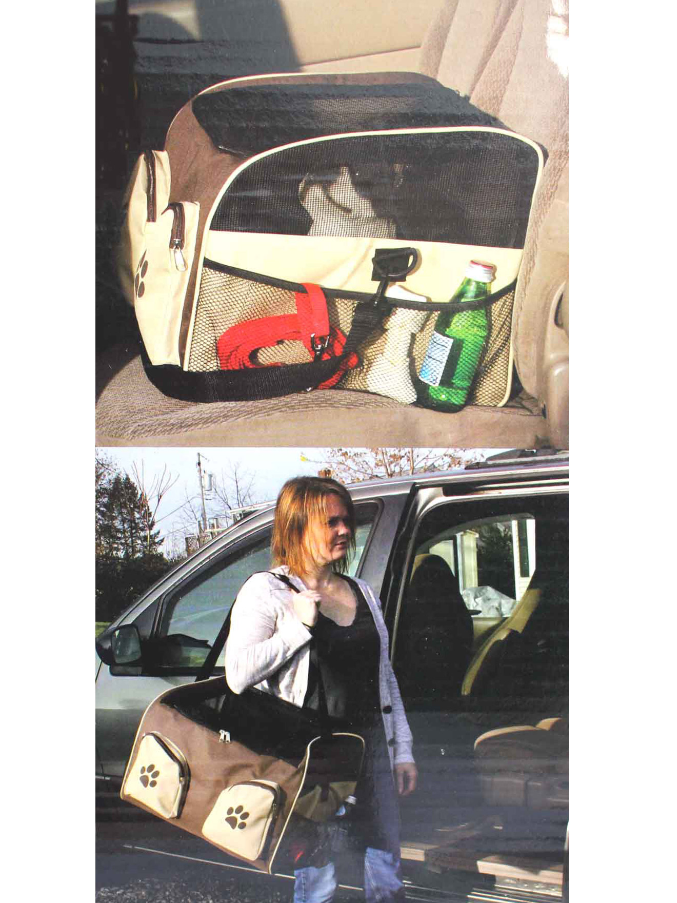 Sac de transport pour animaux 3 en 1