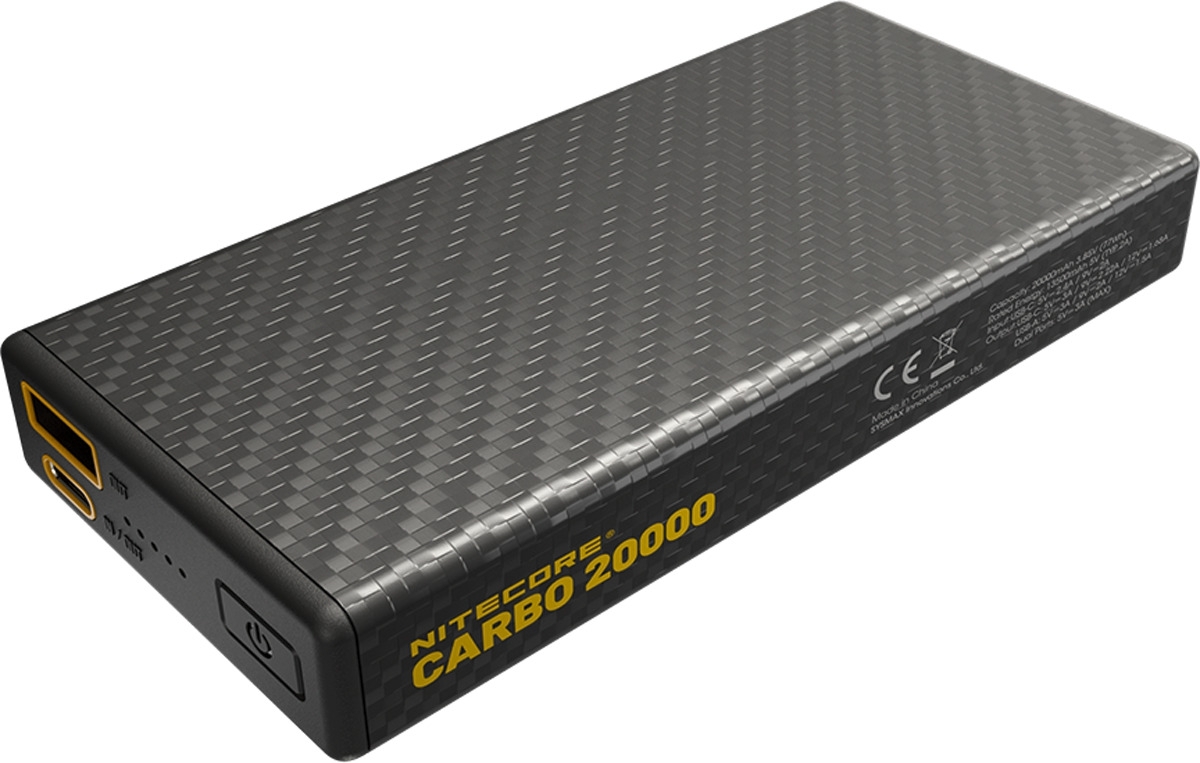 Nitecore Powerbank CARBO 20000 mAh