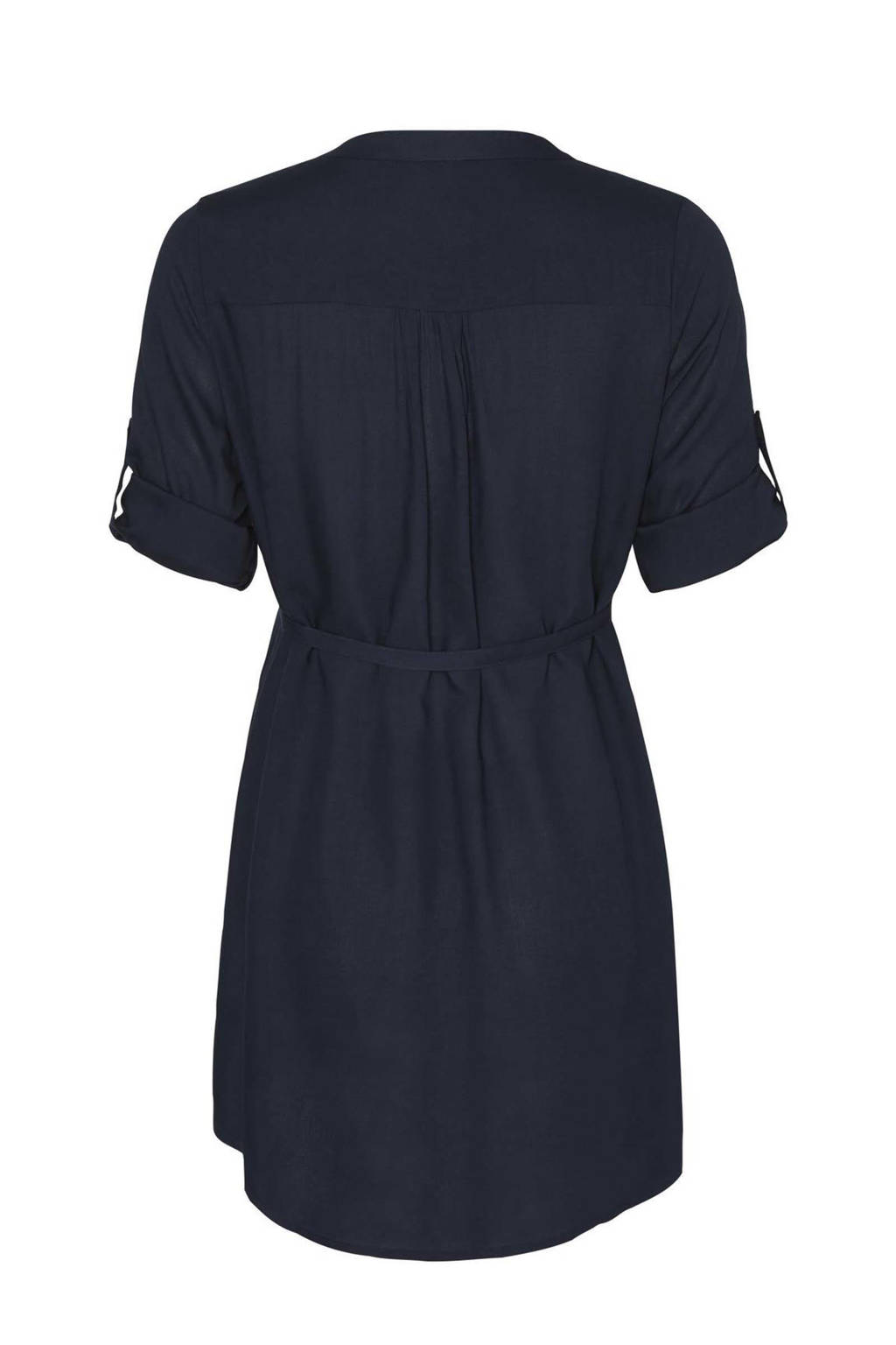 MAMALICIOUS zwangerschaps- en voedingstuniek MLMERCY met ceintuur donkerblauw