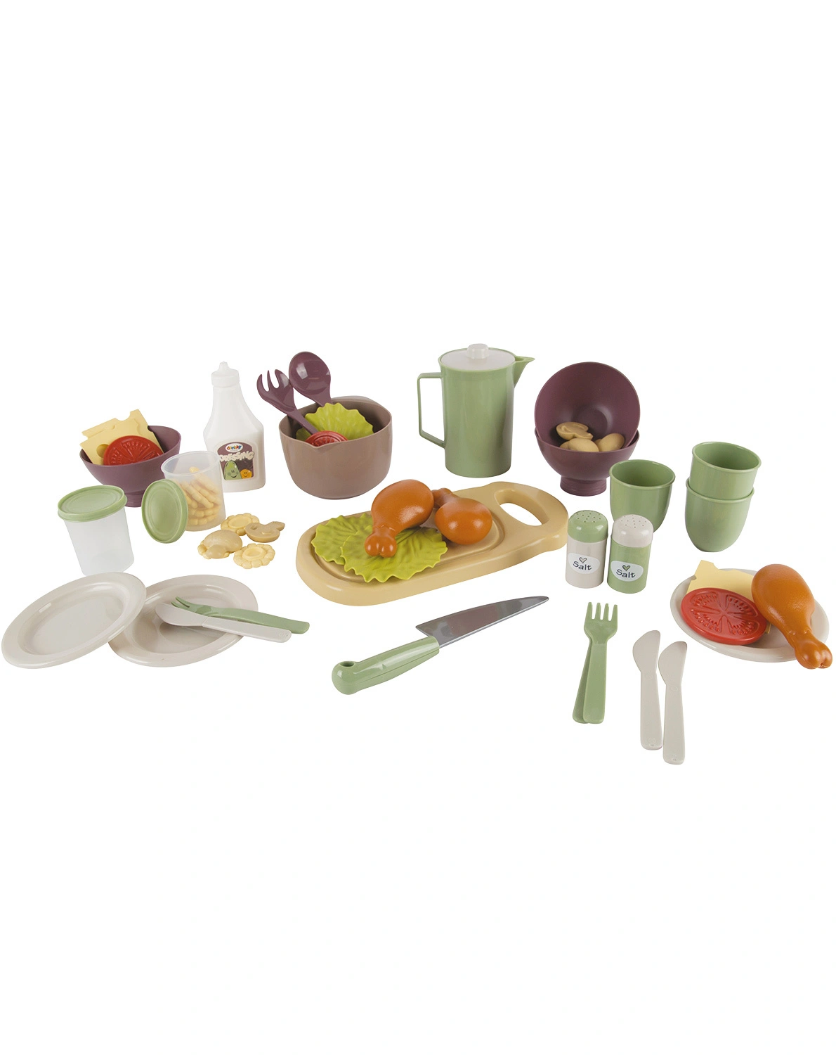 Salat-Set GREEN GARDEN 56-teilig