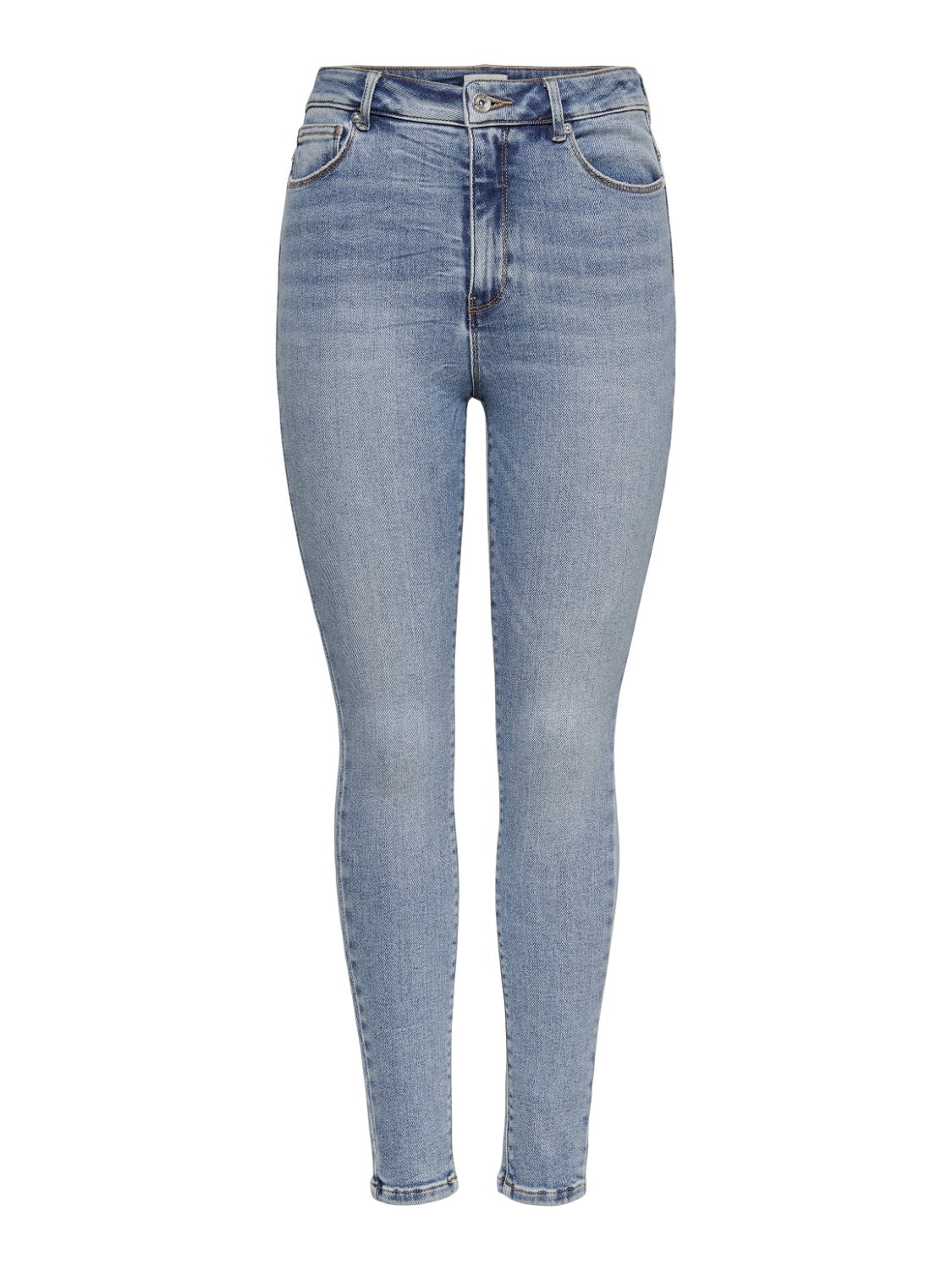 ONLMILA Hohe Taille Skinny Fit Jeans Light Blue Denim