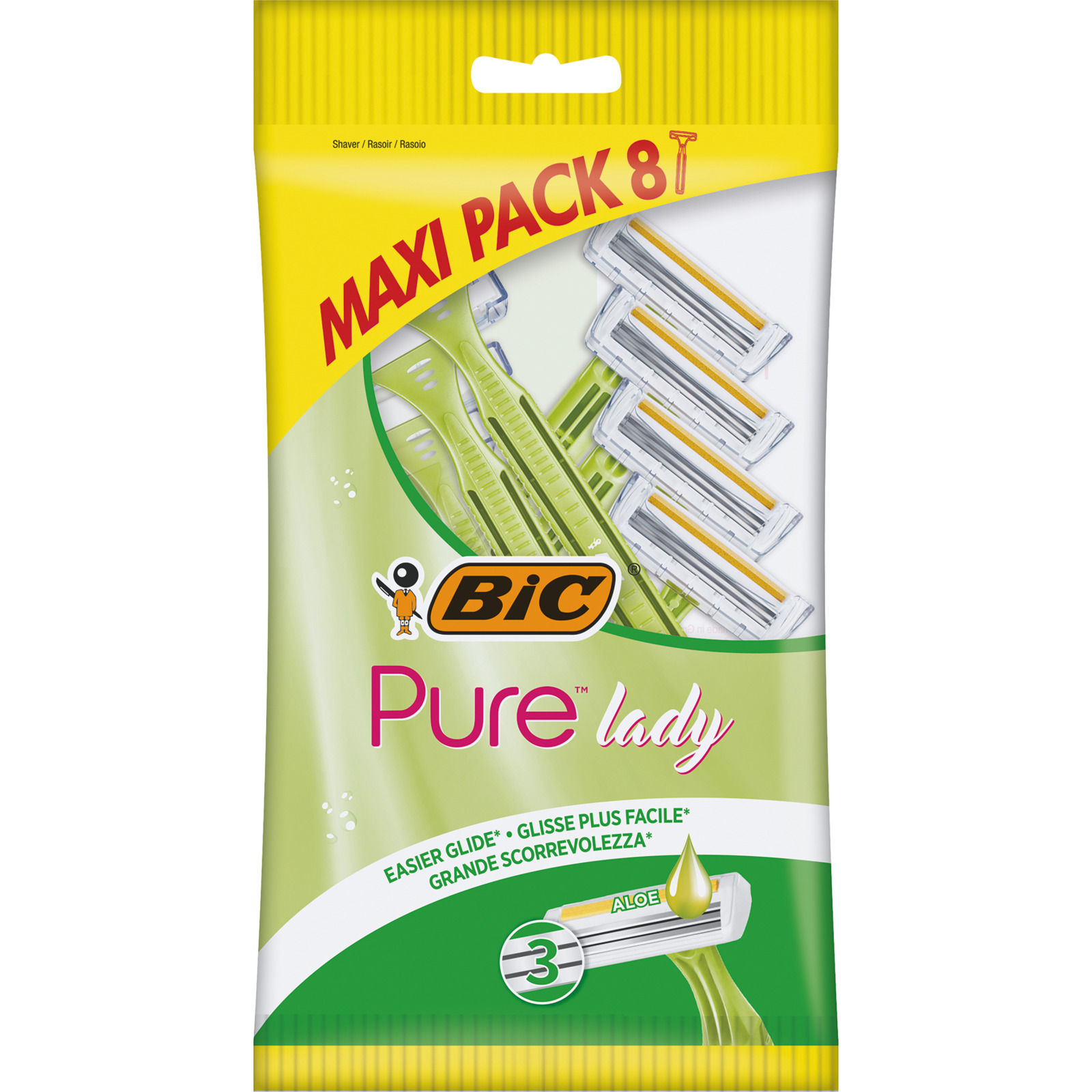 BiC Einwegrasierer Pure Lady 8 Stück