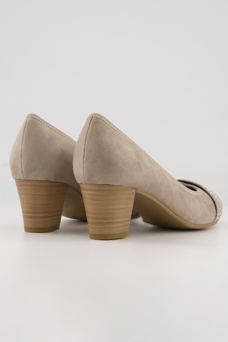 Pumps, Jana Shoes, Lederoptik, Ziersteine, Weite H