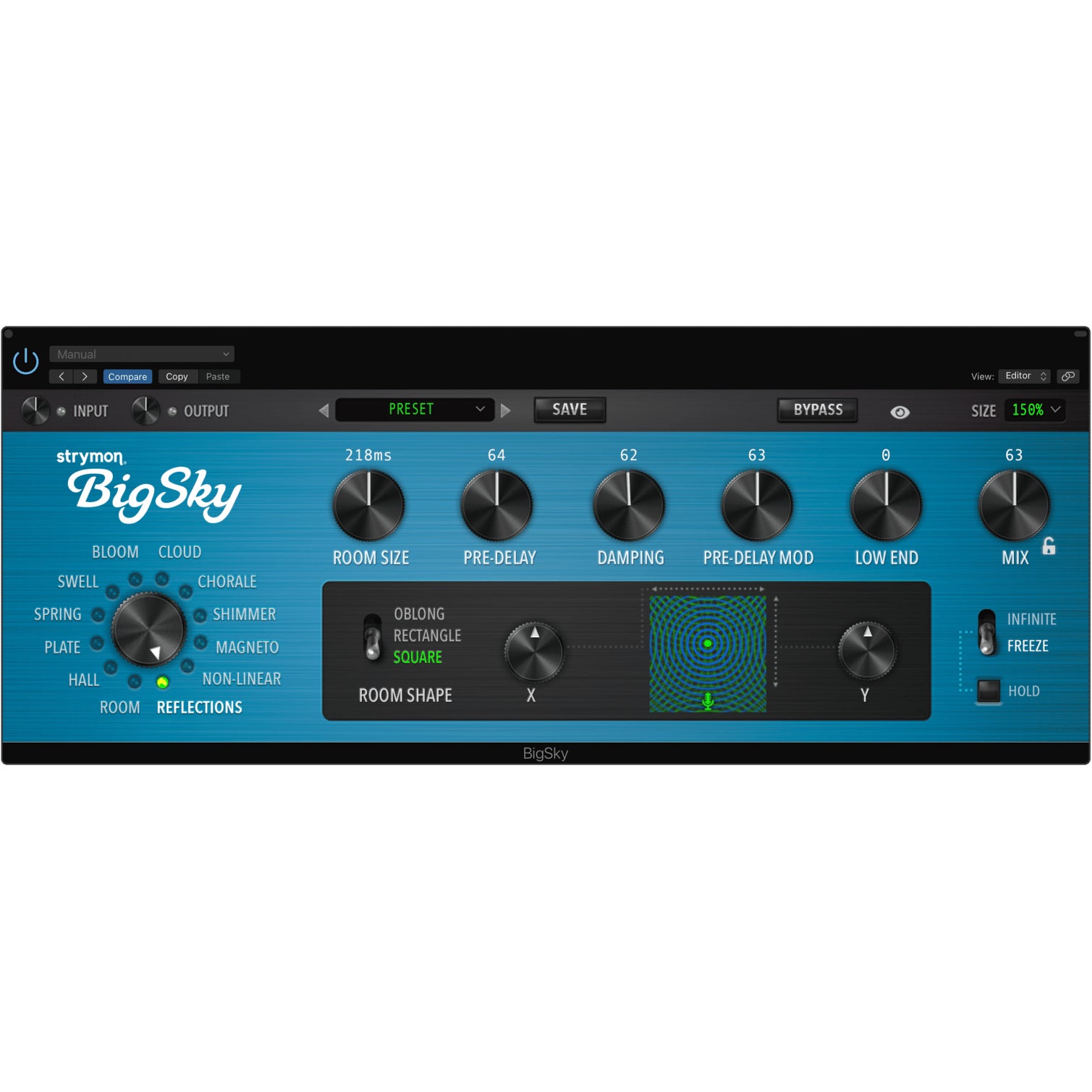 Strymon Big Sky plugin multidimensionale reverb plugin (download)